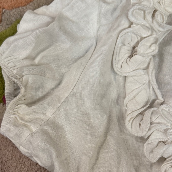 Moschino White Ruffled Blouse - Picture 5 of 10